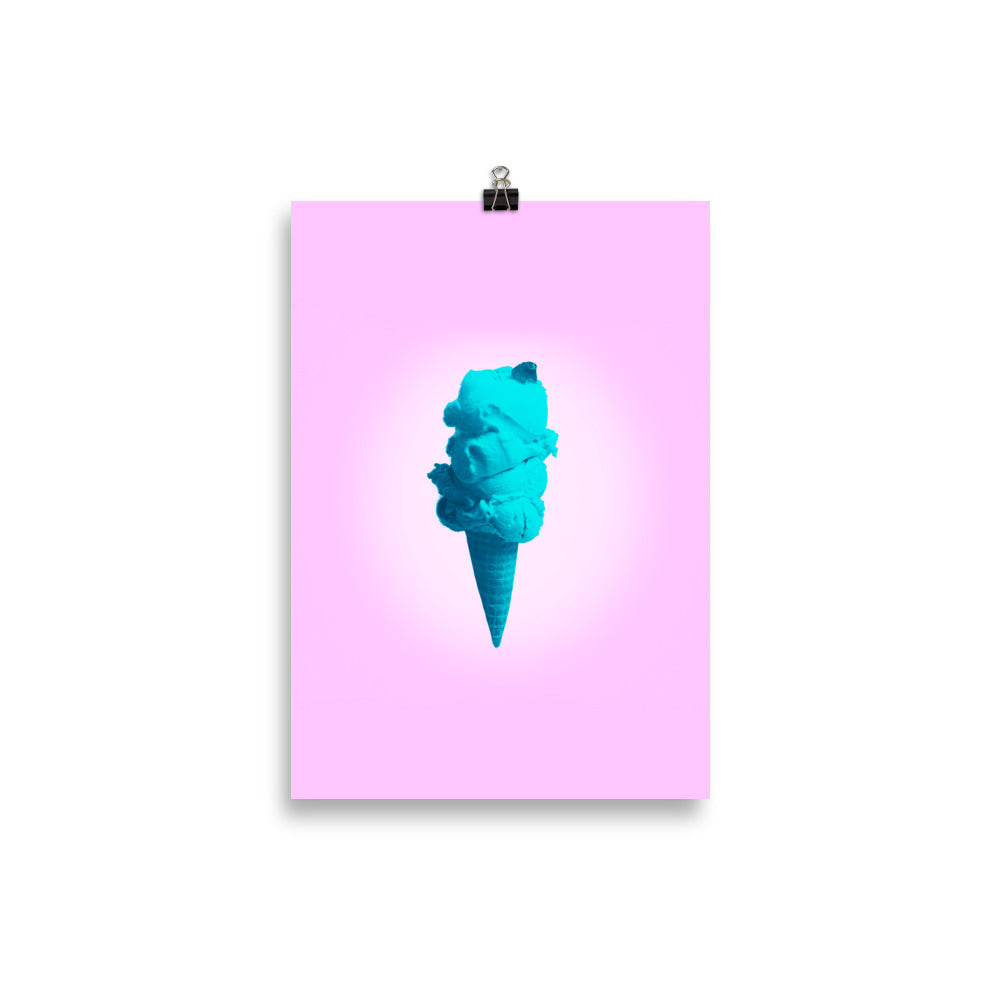 Blue ice cream